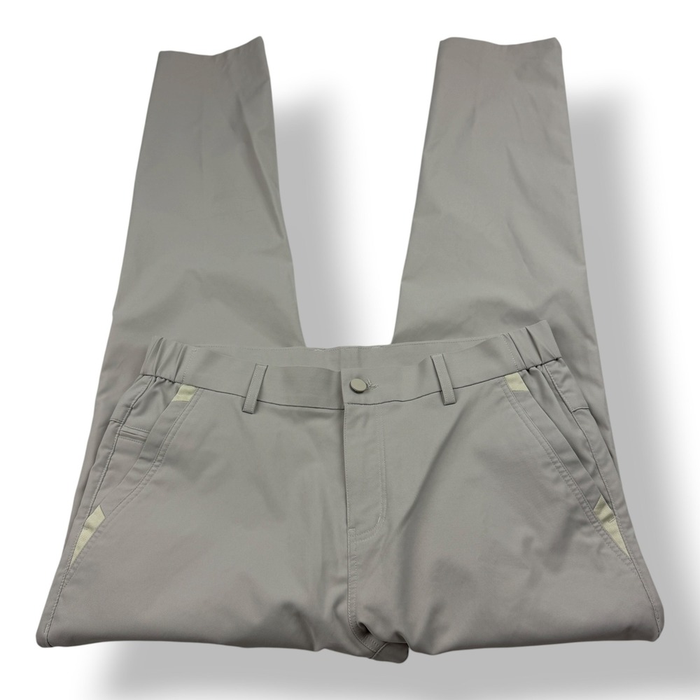 Jack Archer Jetsetter Tech Pant Mens 32x32 Stone Grey Slim Tapered Stretch 0229